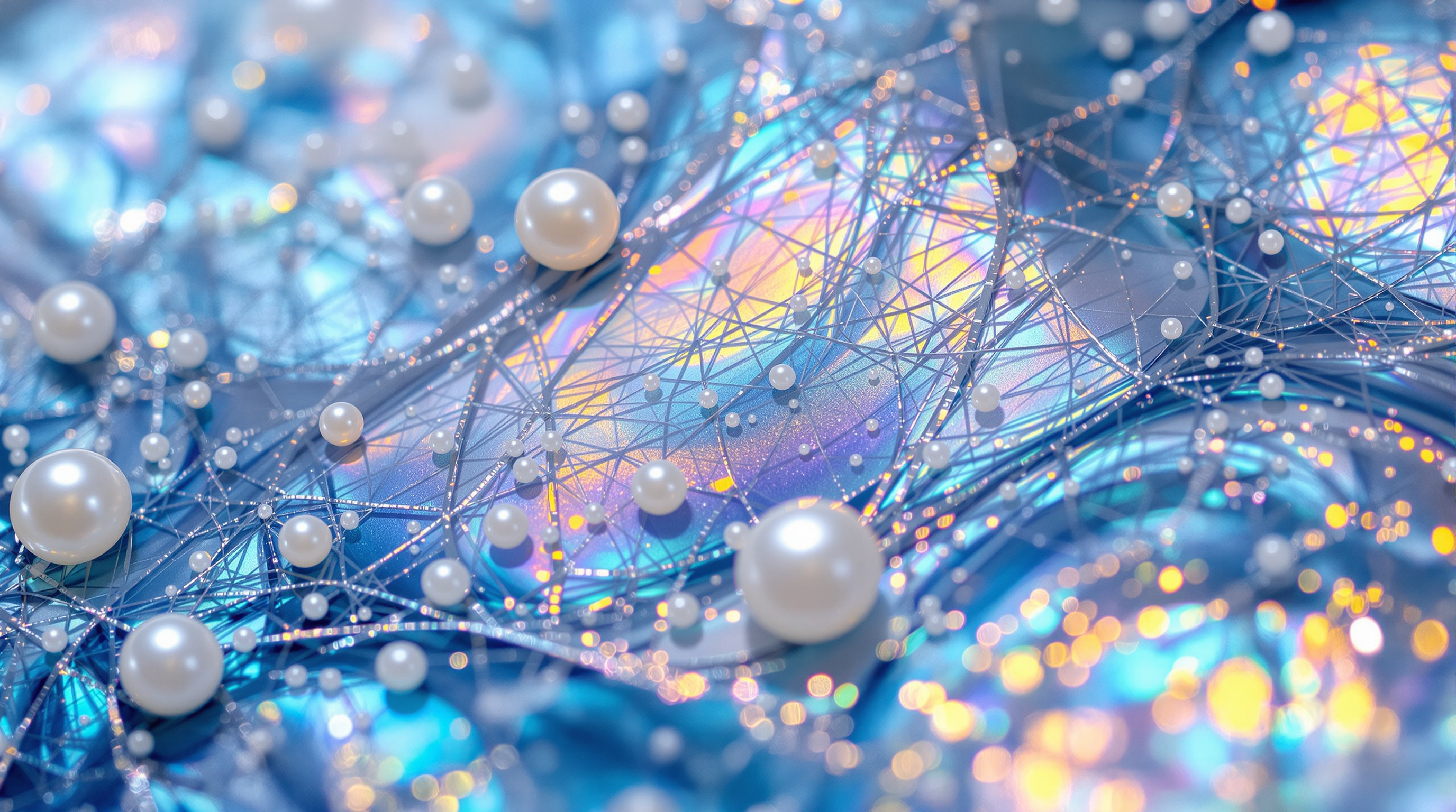 Close-up of crazed acrylic surface texture